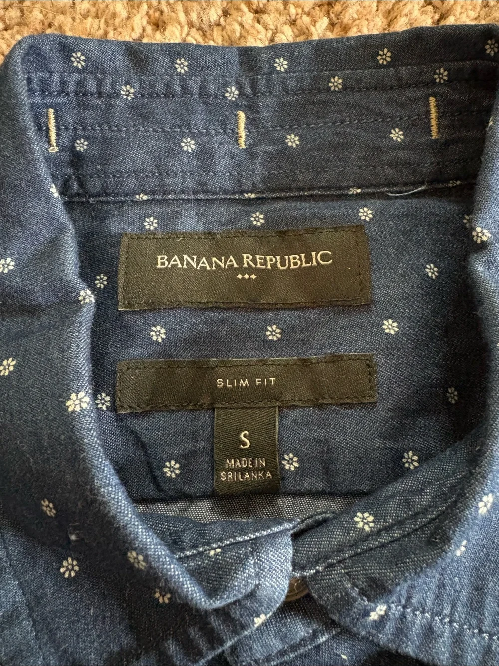 Banana Republic Slim Fit Short Sleeve Shirt